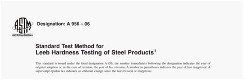 leeb rebound hardness test method|astm a956 pdf free download.